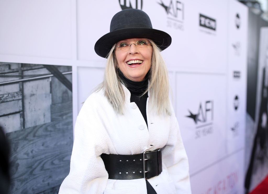 HOLLYWOOD, CA - JUNE 08:  Honoree Diane Keaton arrives at American Film Institute's 45th Life Achievement Award Gala Tribu...